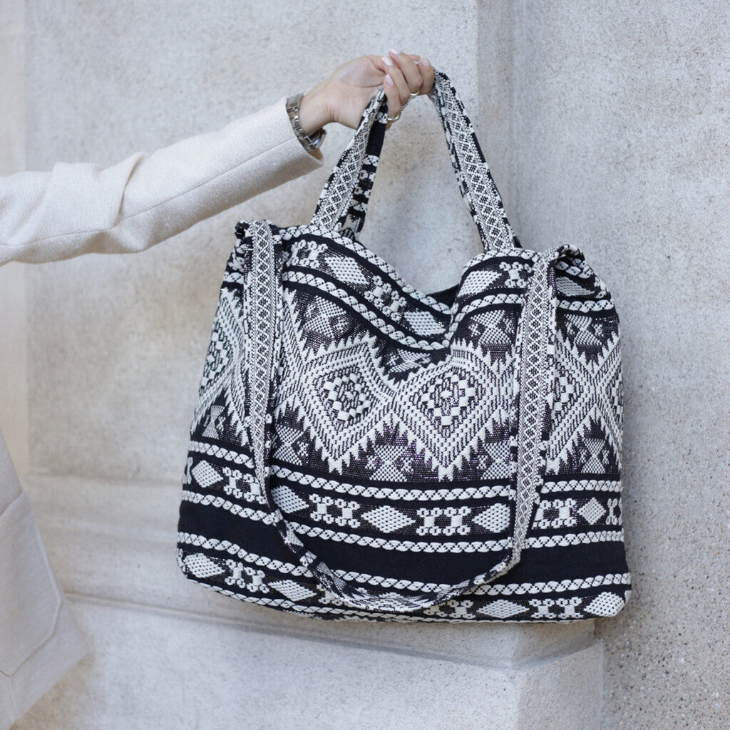 Shopper i jaquard fra Depeche
