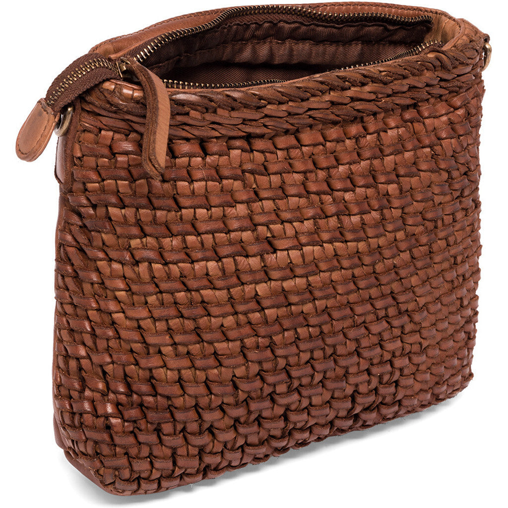 Cross over taske i flettet skind fra Depeche