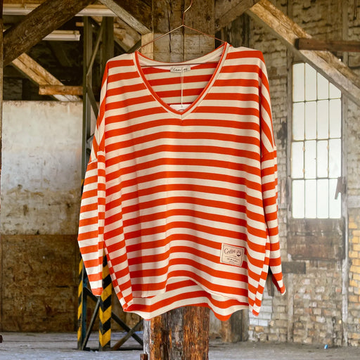 Bluse med strib model Garda fra Cabana Living
