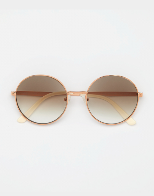 Læsebrille med solbeskyttelse model Grace i rose gold