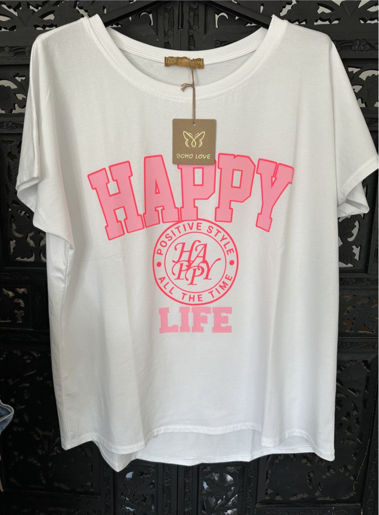 T-Shirt BoHo Love model Happy