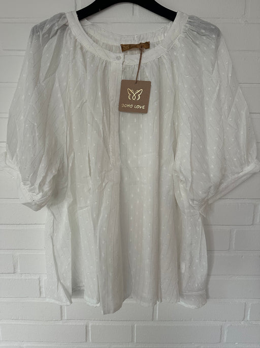 Bluse med korte ærmer fra BoHo Love