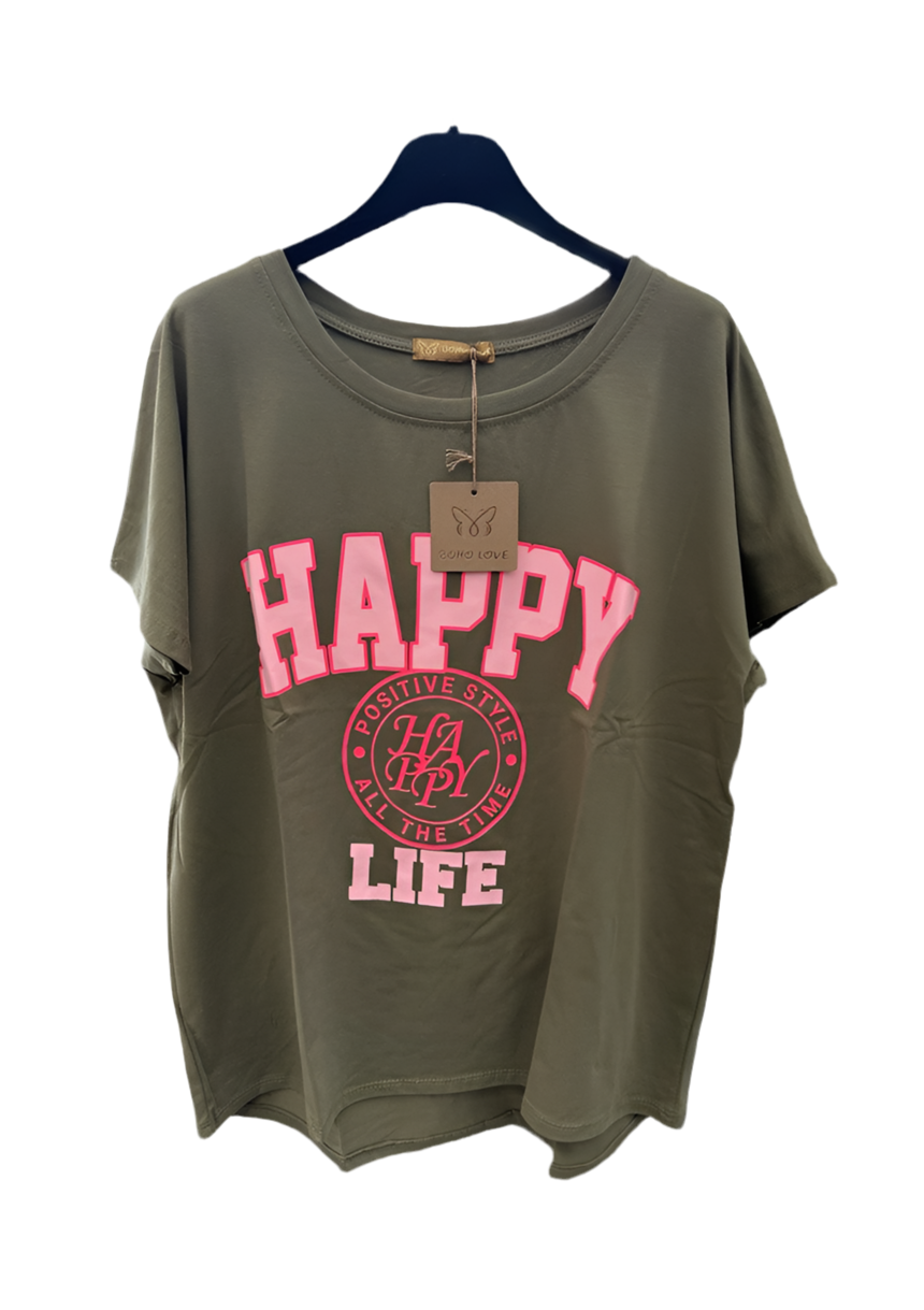 T-Shirt BoHo Love model Happy