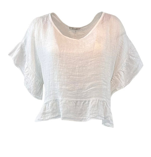 Bluse i hør model Mila fra Skovbjerg