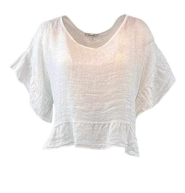 Bluse i hør model Mila fra Skovbjerg