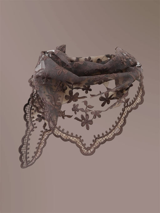 Tørklæde i blonder fra Vanting