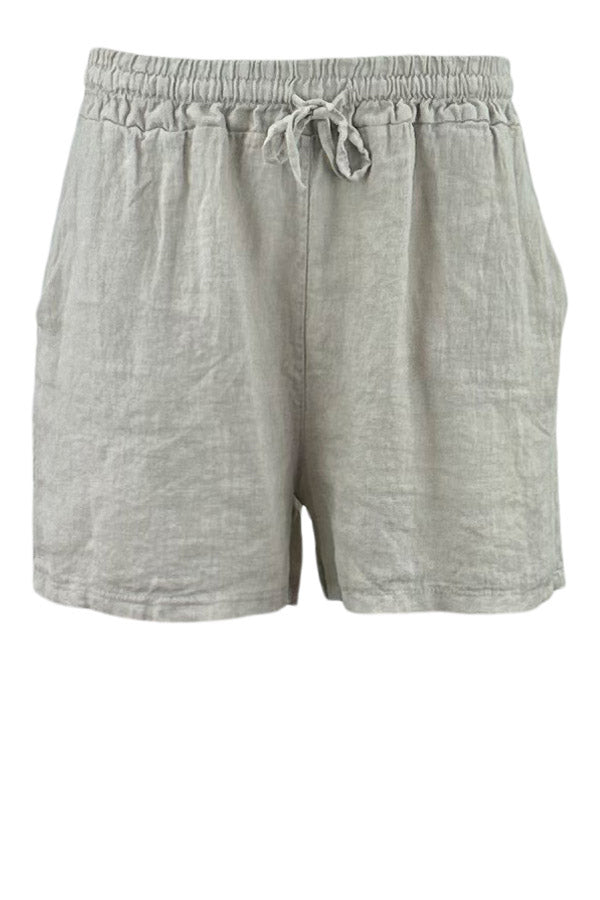 shorts  basic i hør fra Skovbjerg