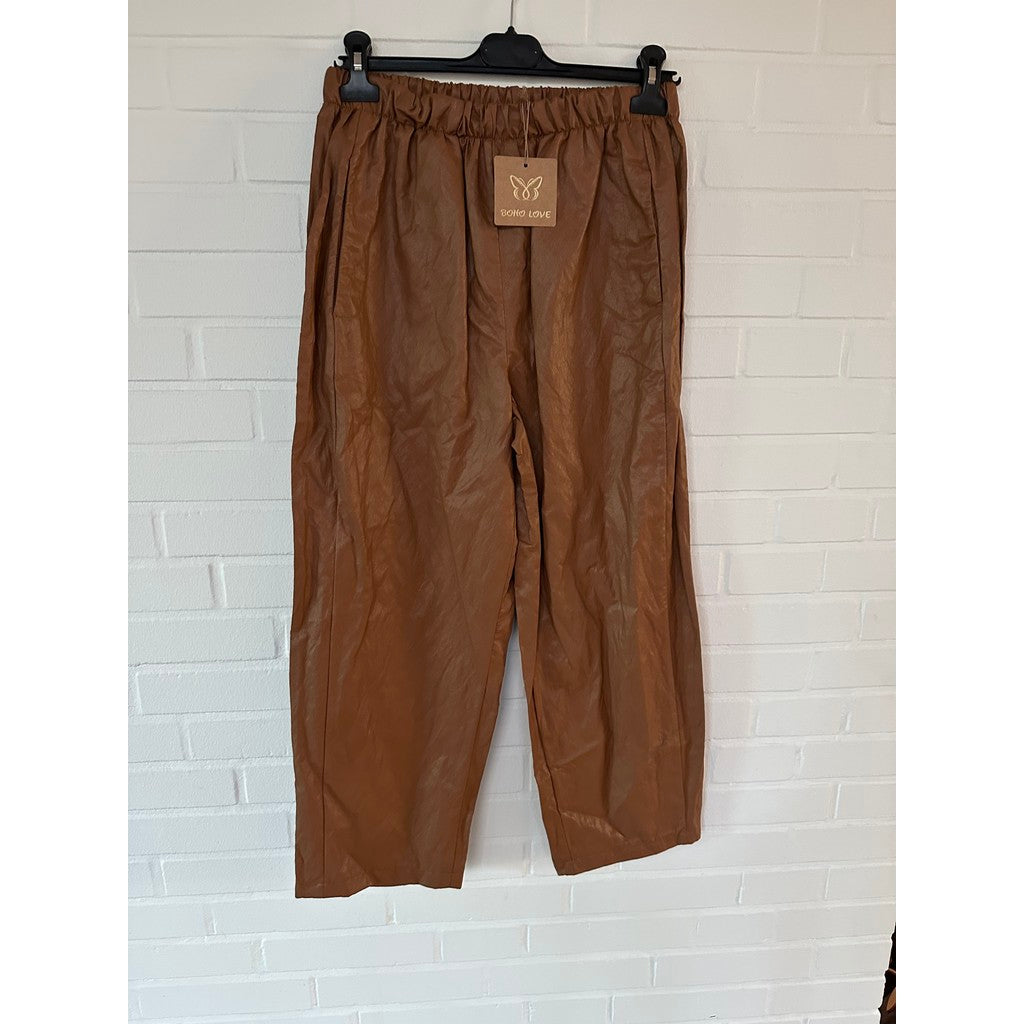 Bukser fra BoHo Love i coated viscose