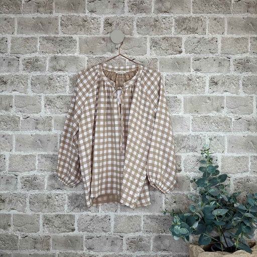 Bluse med tern model Caja fra Cabana Living