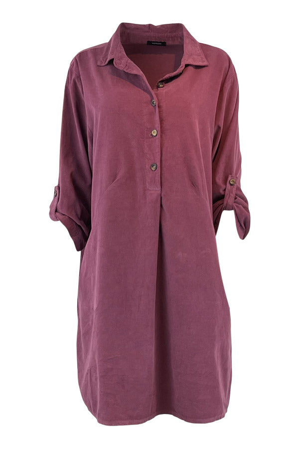 Tunika i babyfløjl model Cecilia fra Skovbjerg