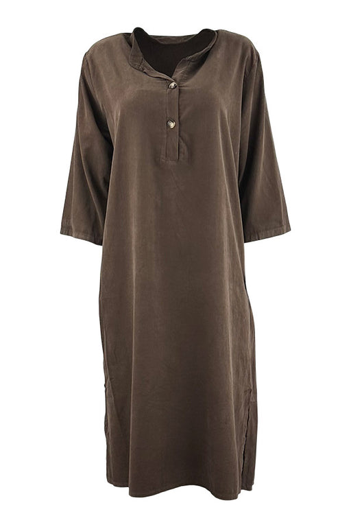 kaftan i babyfløjl model Claire fra Skovbjerg