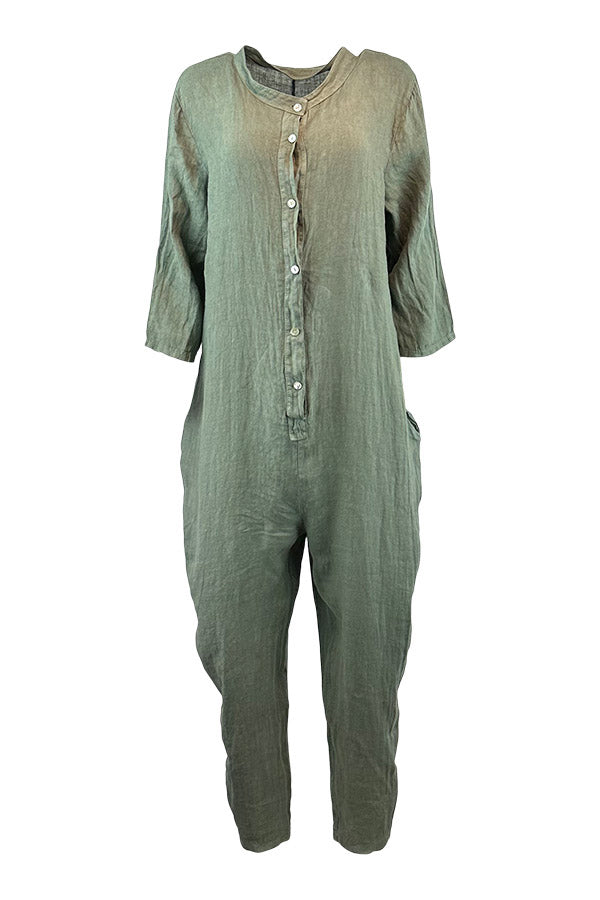 Jumpsuit i hør model Ellie