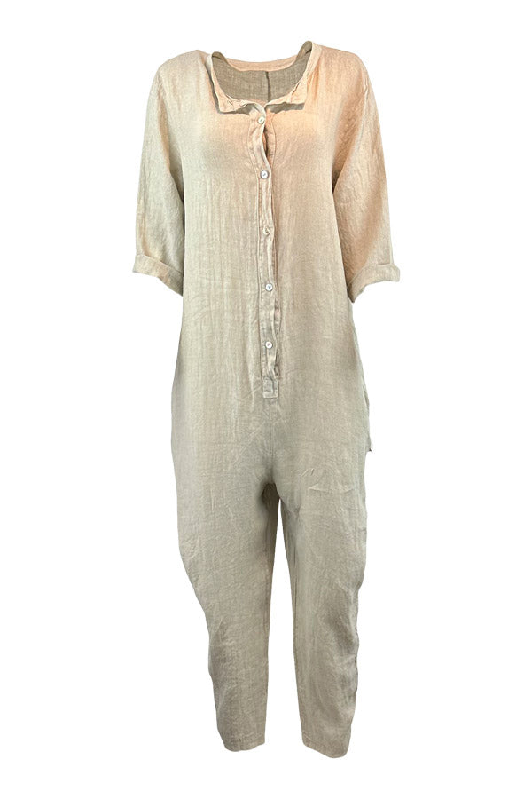 Jumpsuit i hør model Ellie