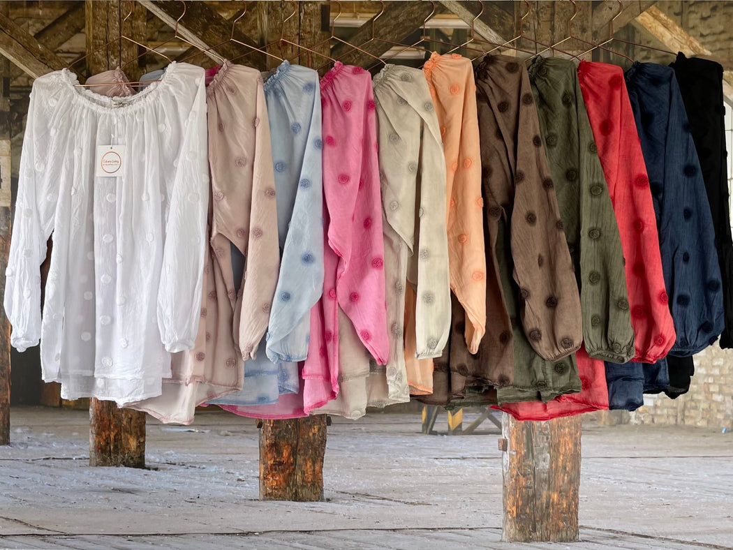 Bluse med bomber model Fabio fra Cabana Living