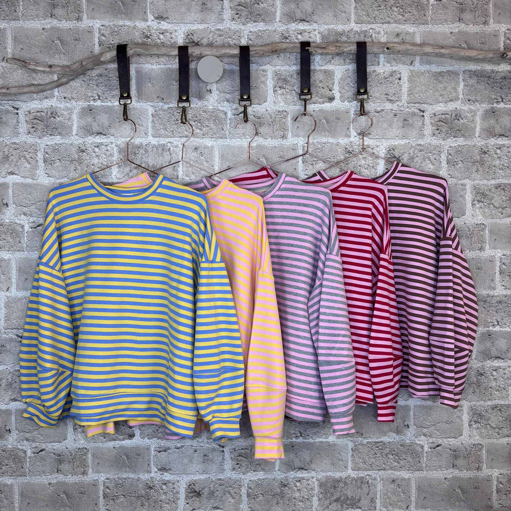 Bluse med strib model Imaya fra Cabana Living