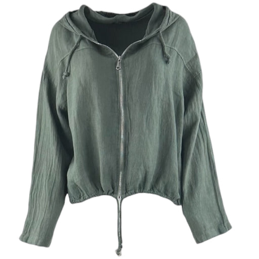 Hoodie i hør model Molly fra Skovbjerg