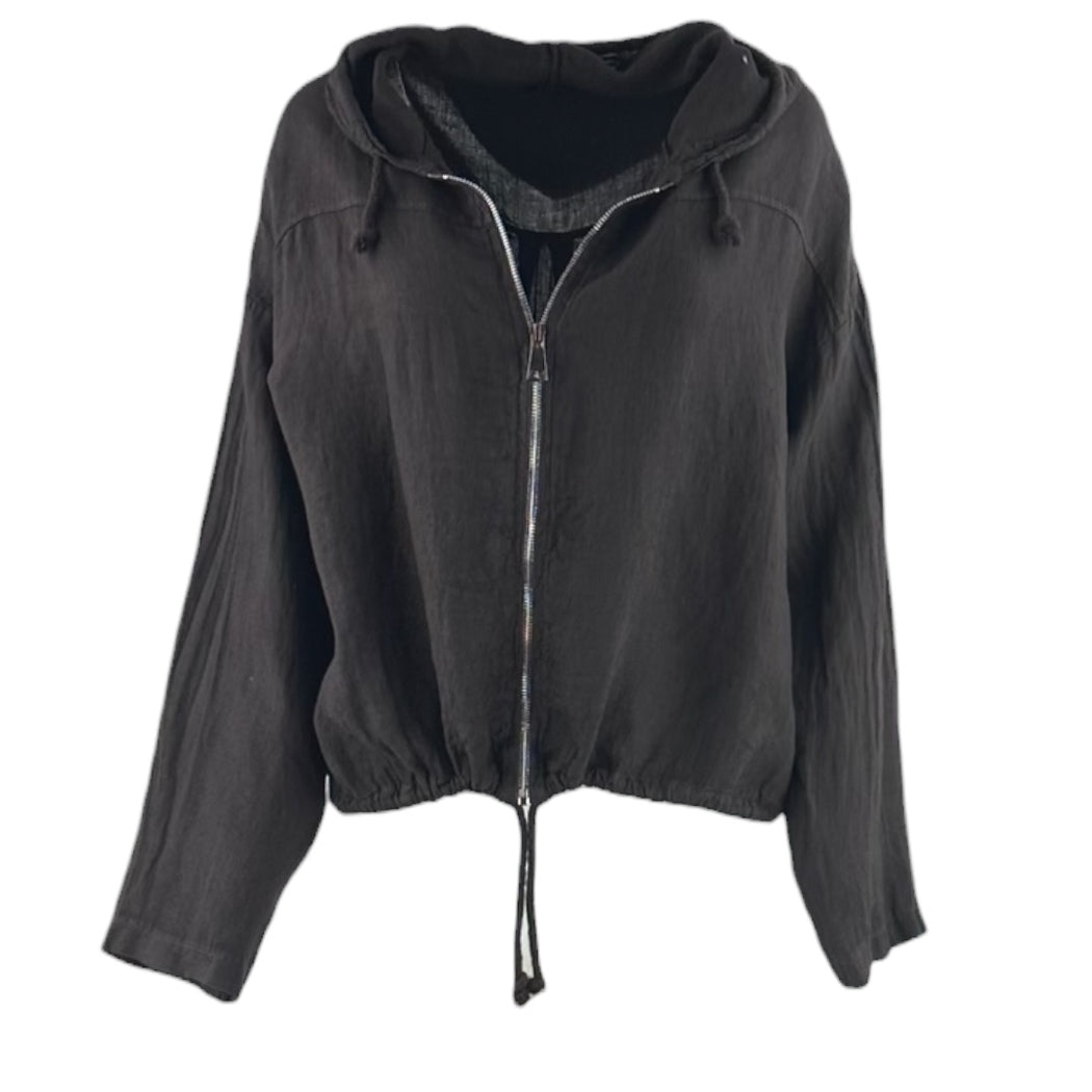 Hoodie i hør model Molly fra Skovbjerg