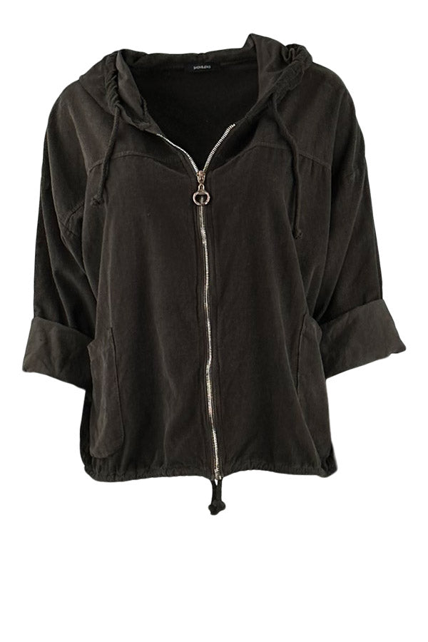 Hoodie i babyfløjl model Molly fra Skovbjerg