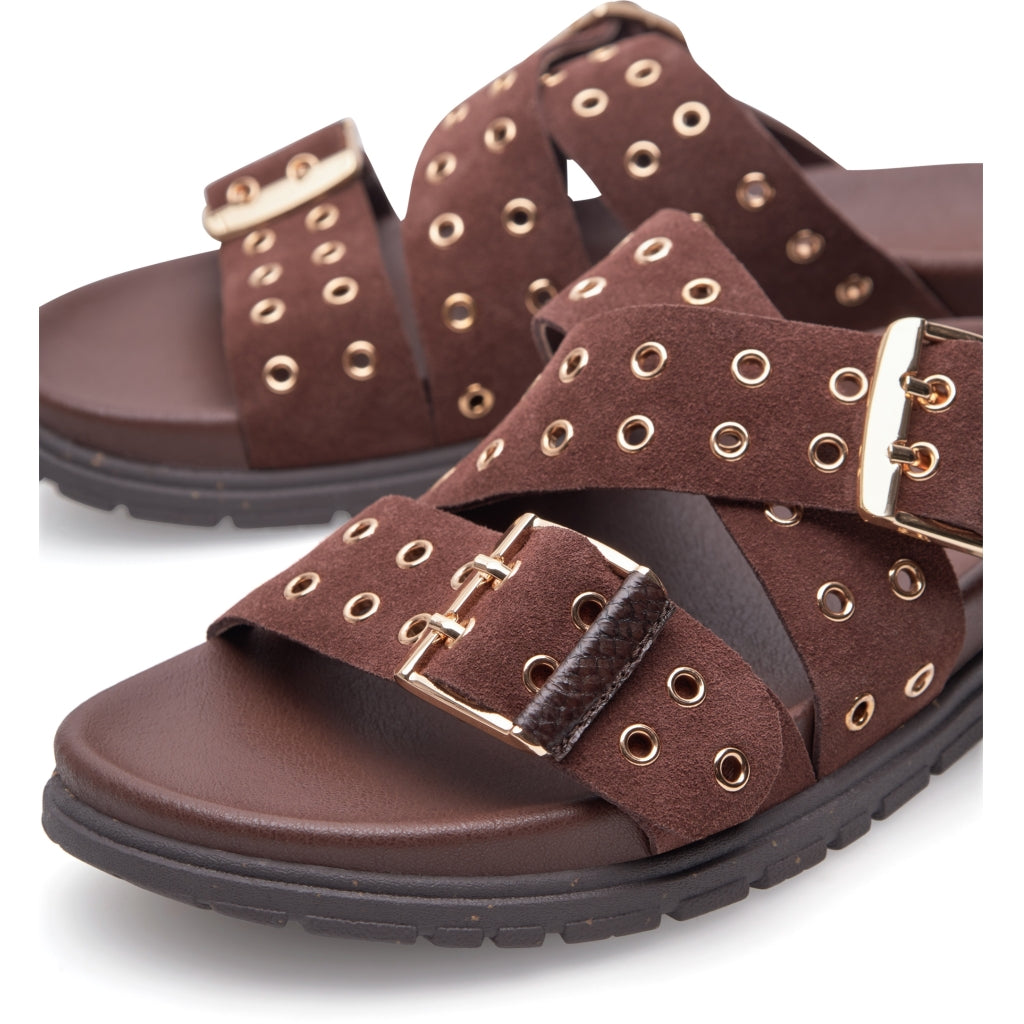 Sandal med nitter fra Woden, model TIlde