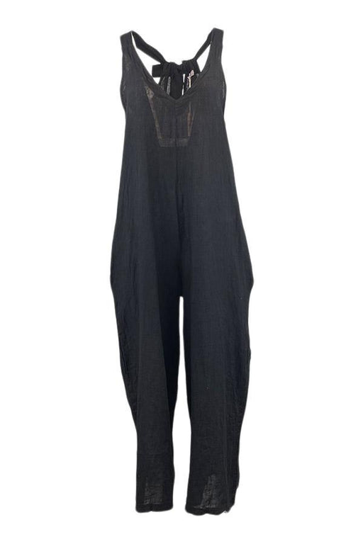 Jumpsuit i hør, model Hallo fra Skovbjerg Collection